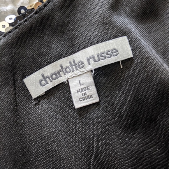 Charlotte Russe long sleeve sequin dress - Picture 4 of 5
